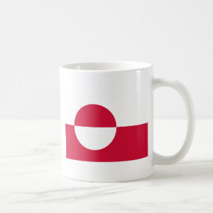 Caneca De Café Baixo custo! Bandeira de Greenland