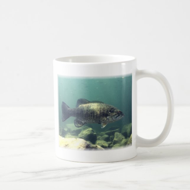 Caneca De Café Baixo de Smallmouth (Direita)