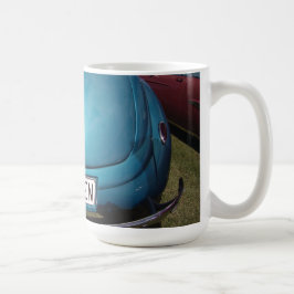 Caneca De Café Baixo para cima carro clássico Kruzen AZUL largo