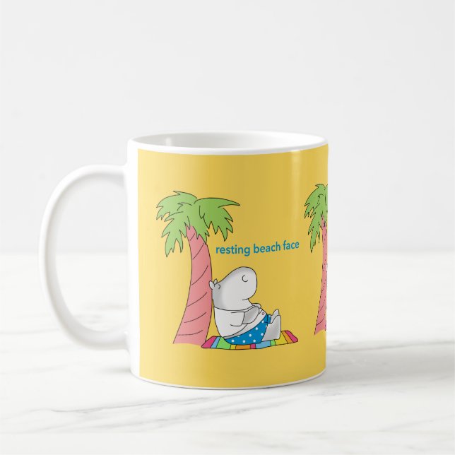 Caneca De Café BAIXO PRAIA APARECIDO Botão Belly Hippo Boynton (Esquerda)