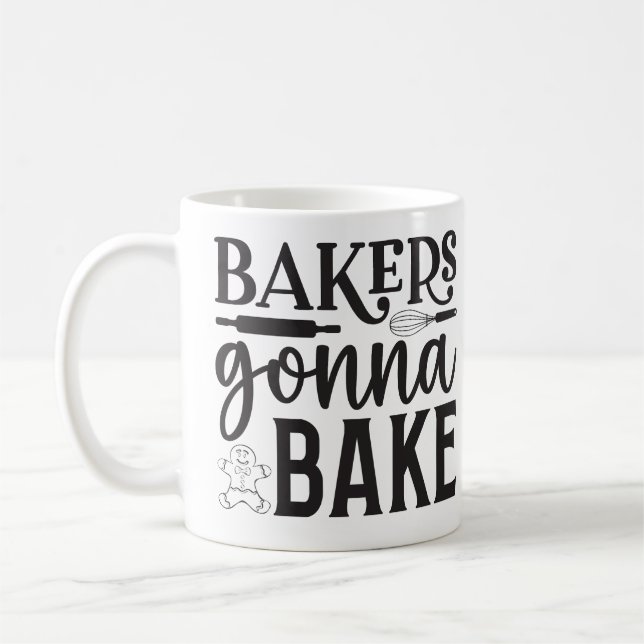 Caneca De Café Bakers Gonna Bake (Esquerda)