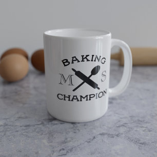 Caneca De Café Baking Champion Kitchen Ferramentas Café Mug