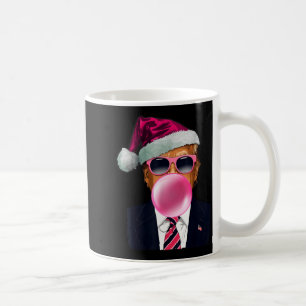 Caneca De Café Bala de Goma Trump Soprando Chiclete Natal Rosa 