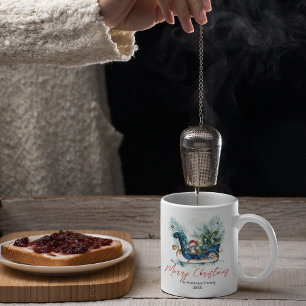 Caneca De Café Balança de Bebê Azul