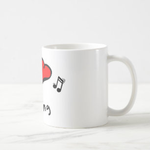 Caneca De Café Balanço mim presente do Coração-Amor