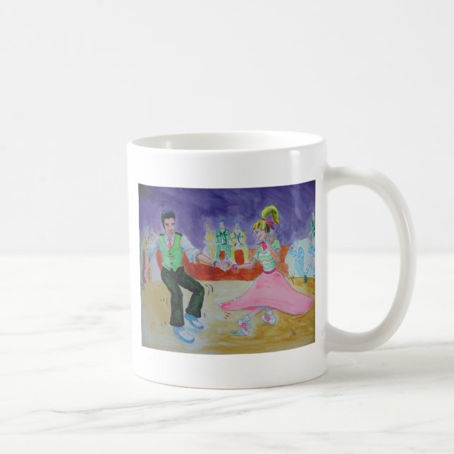 Caneca De Café Balanço que dança sábado à noite (Direita)