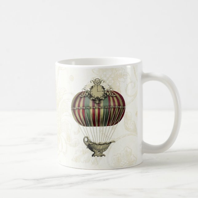 Caneca De Café Balão Barroco com Relógio (Direita)