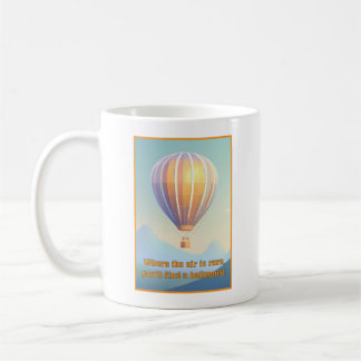 Caneca De Café Balão de Ar Quente