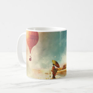 Caneca De Café Balão de Ar Quente no Japão