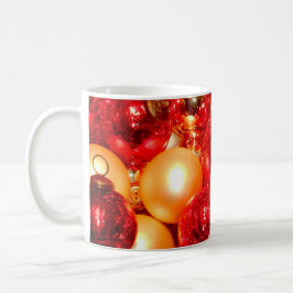 Caneca De Café Balas de Decoração de Vidro Vermelho Natal