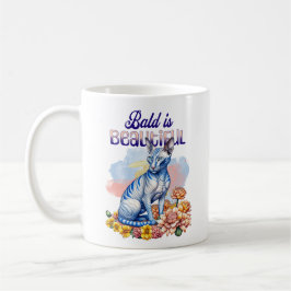 Caneca De Café Bald é Bonito | Gato sem pelo