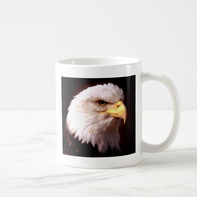 Caneca De Café Bald Eagle American Eagle (Direita)