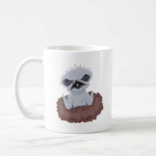 Caneca De Café Bald Eagle Baby (Esquerda)