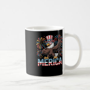 Caneca De Café Bald Eagle Dancing "merica Tee Funny Patriotic Usa