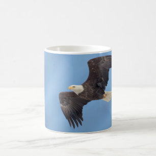 Caneca De Café Bald Eagle em voo