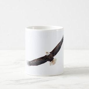 Caneca De Café Bald Eagle em voo