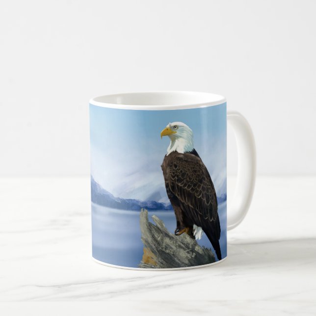 Caneca De Café Bald Eagle Mug (Frente Esquerda)