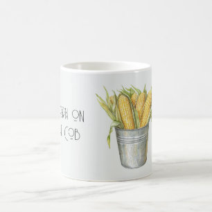 Caneca De Café Balde de Milho na Espiga