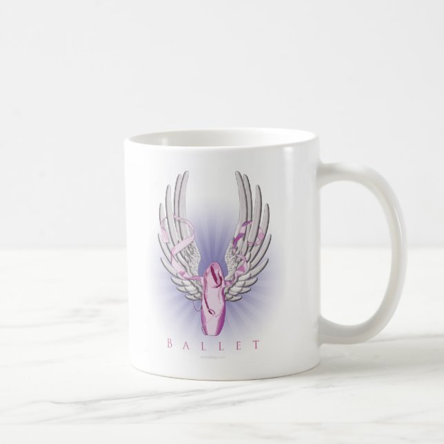 Caneca De Café Balé Alado (Dança) (Direita)