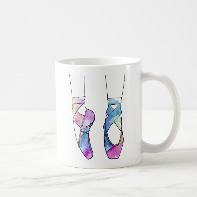 Caneca De Café Balé Ballerina Cute (Direita)