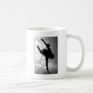 Caneca De Café Balé Black White Dancing Ballerina