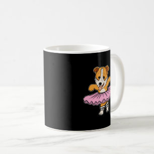 Caneca De Café Balé de Cachorro Dançando Balés Dançando Garotas D