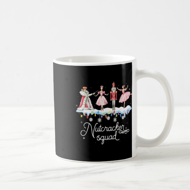 Caneca De Café Balé de Nutcracker de Natal Dançando Mulheres Cria (Direita)