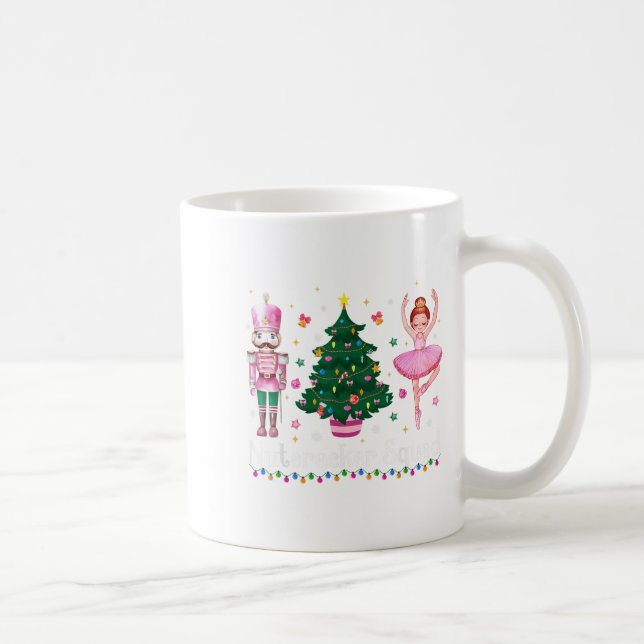 Caneca De Café Balé de Nutcracker de Natal Dançando Mulheres Cria (Direita)