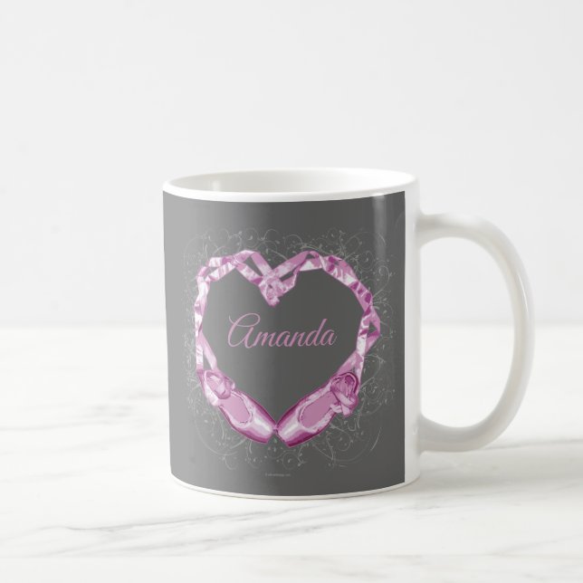 Caneca De Café Balé do Amor (Personalizado) (Direita)