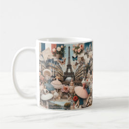 Caneca De Café Balé parisiense - Colagem de Sonho - Mug de Café