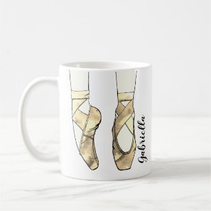 Caneca De Café Balé Personalizado Ballerina