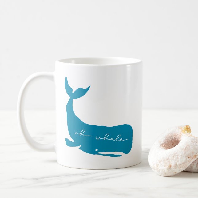 Caneca De Café Baleia (Com Donut)