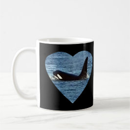 Caneca De Café Baleia Assassina da Costa Oeste "Aquarius" Orca Mu