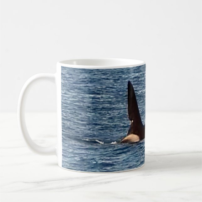 Caneca De Café Baleia Assassina da Costa Oeste "John Coe" Orca Mu (Esquerda)