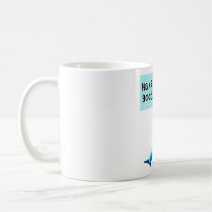 Caneca De Café Baleia Beluga Trabalho de arte de Aniversário para