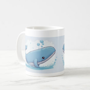 Caneca De Café Baleia branca
