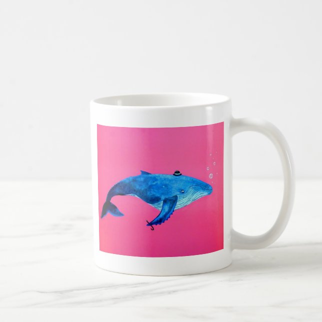 Caneca De Café baleia de humpback (Direita)