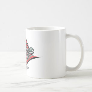 Caneca De Café Baleia & Eagle de assassino do Tlingit