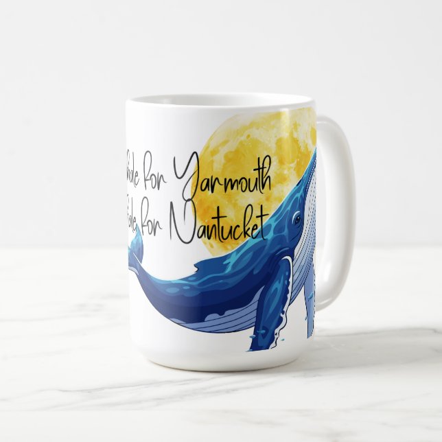 Caneca de Café Baleia Engraçada (Frente Esquerda)
