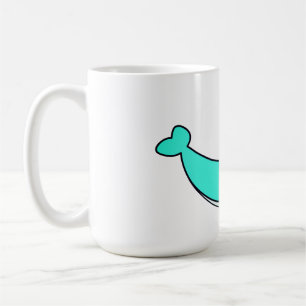Caneca De Café Baleia, Mar, Água