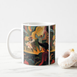 Caneca De Café Balés Russos, Balé russo por August Macke