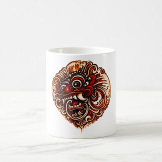 Caneca De Café Balinese Barong Illustration Classic Mug