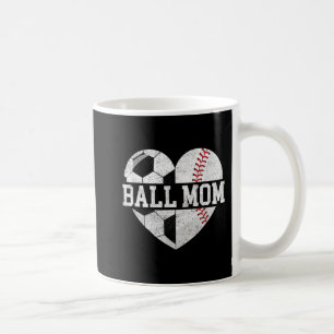 Caneca De Café Ball Mãe, Diversão De Beisebol, Mãe