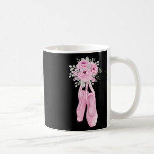 Caneca De Café Ballerina Calçados Flores Balé Dancer Sprin