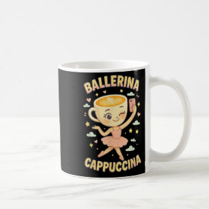 Caneca De Café Ballerina Cappuccina Itália Brainrot Memória Viral
