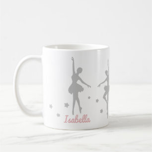 Caneca De Café Ballerina Dancer Personalizada Gift Mug