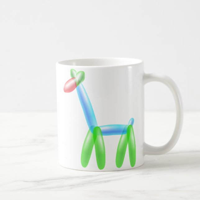 Caneca De Café Balloon Giraffe (Direita)