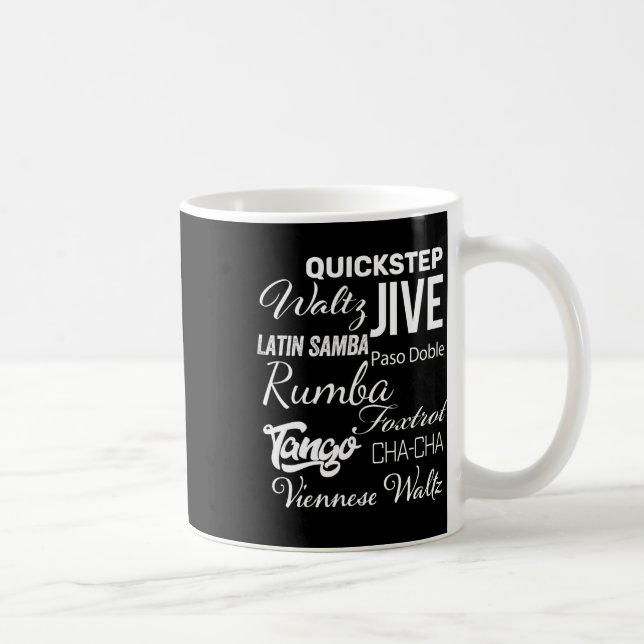 Caneca De Café Ballroom Dancer Pun Gift (Direita)