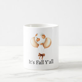 Caneca De Café Balões de Abóboras de Outono