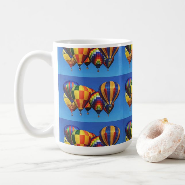 CANECA DE CAFÉ * BALÕES DE AR QUENTE* MASSA DE CAFÉ (Com Donut)